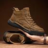 Men's Boots  Autumn and Winter Edition High Top Lace Up Men's Shoes Men's Casual Short Boots