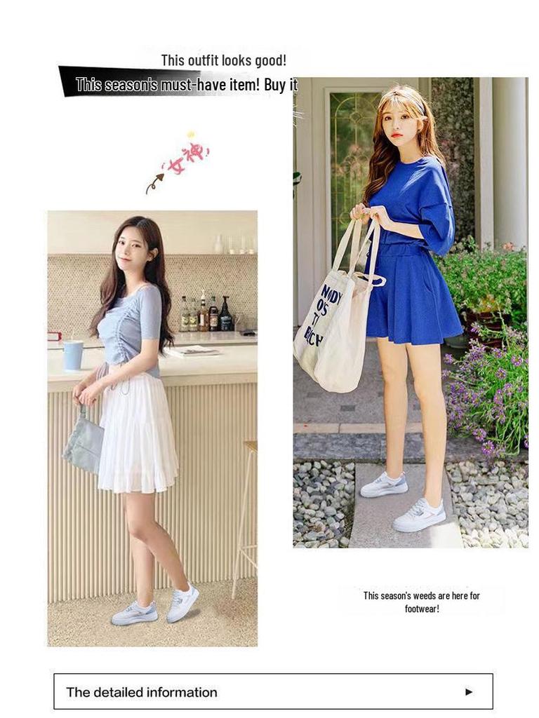 Жіноче дихаюче біле весняне взуття - легкі повсякденні кросівки для бігу QR-663