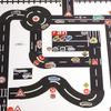Kids' DIY Road Tape Set: Traffic Curves, Cartoon Cars, Signs & Stickers