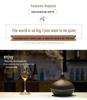 Silent Large Mist Aroma Diffuser: Cross-border Wood Grain Humidifier with Automatic Spray