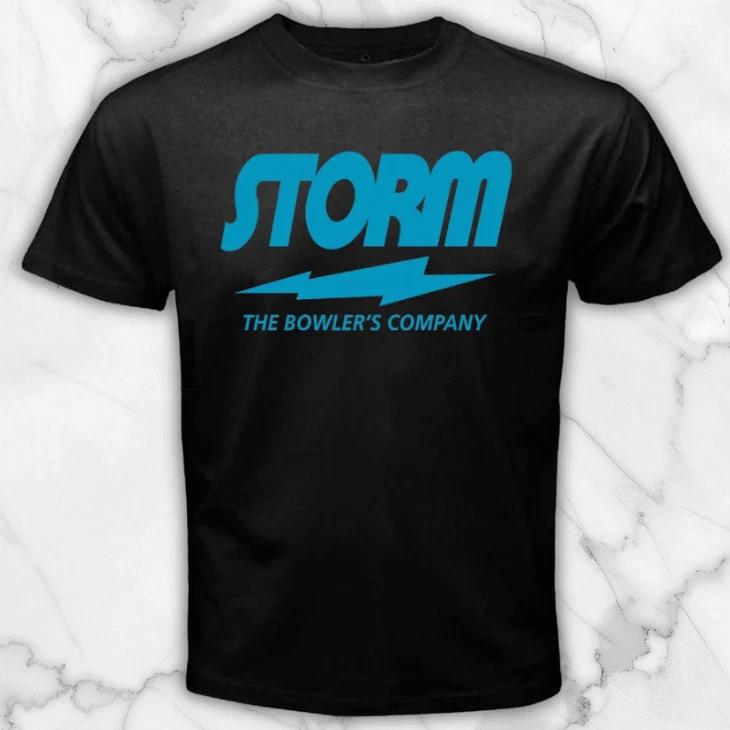Storm Bowling Bowlers Men s Black Graphic T Shirt Freeships L