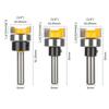 Face Mill 6MM 6.35MM 8MM D19.05MM Pattern Router Bit Woodworking Milling Cutters for Wood Bit Face Mill Carbide Cutter End Mill