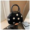 Polka dot niche bag women's spring new fashion versatile messenger bag portable bucket bag
