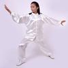 Premium Cotton-Silk Tai Chi Suit: Unisex Long Sleeve Stand Collar for Martial Arts & Morning Exercise