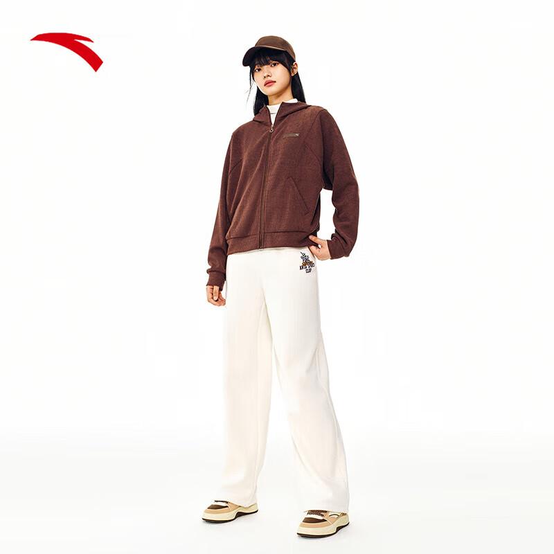 Anta Women s Fleece Lined Loose Straight Sweatpants 170/L