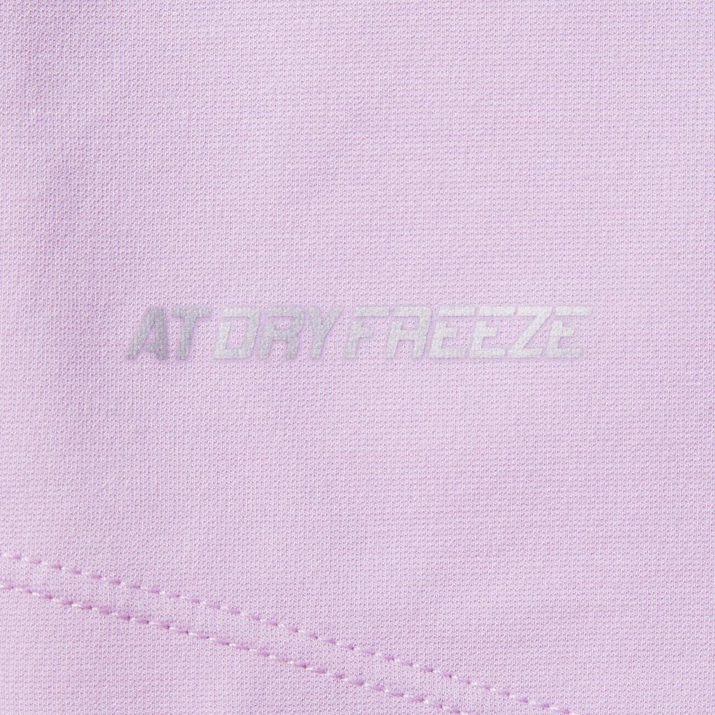 Li-Ning Comfortable Versatile Simple Solid Color Round Neck Short Sleeve T-Shirt Women Tops Twilight-Purple ATSV044-5