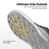 FitVille Scarpe da Golf Extra Larghe da Uomo Impermeabili Professionali Antiscivolo Senza Tacchetti per Uomo con Supporto per l'Arco Plantare