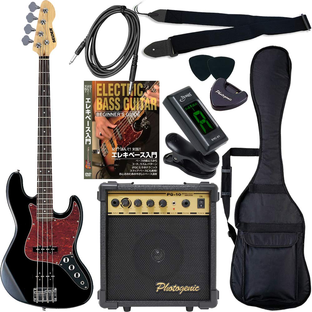 

SELDER Jazz Bass Type T Ограниченный набор JB-30/Черный Для начинающих