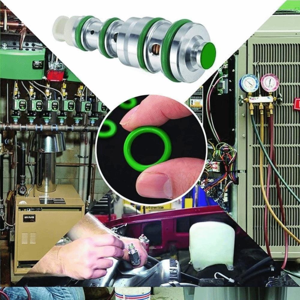 530pcs/set 18 Size Seal Rubber O-Rings Green Automotive A/C Plumbing Repair  Plumbing Repair