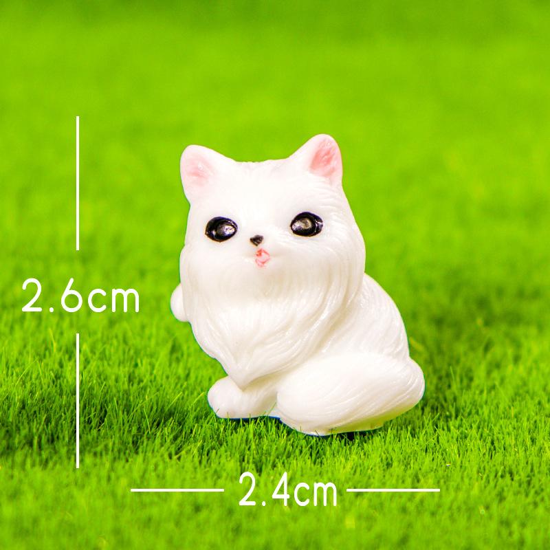 Micro-landscape Ornaments, Simulated Little Cats, Creative Car Home Desktop Resin Craft Decorative Small Ornaments
