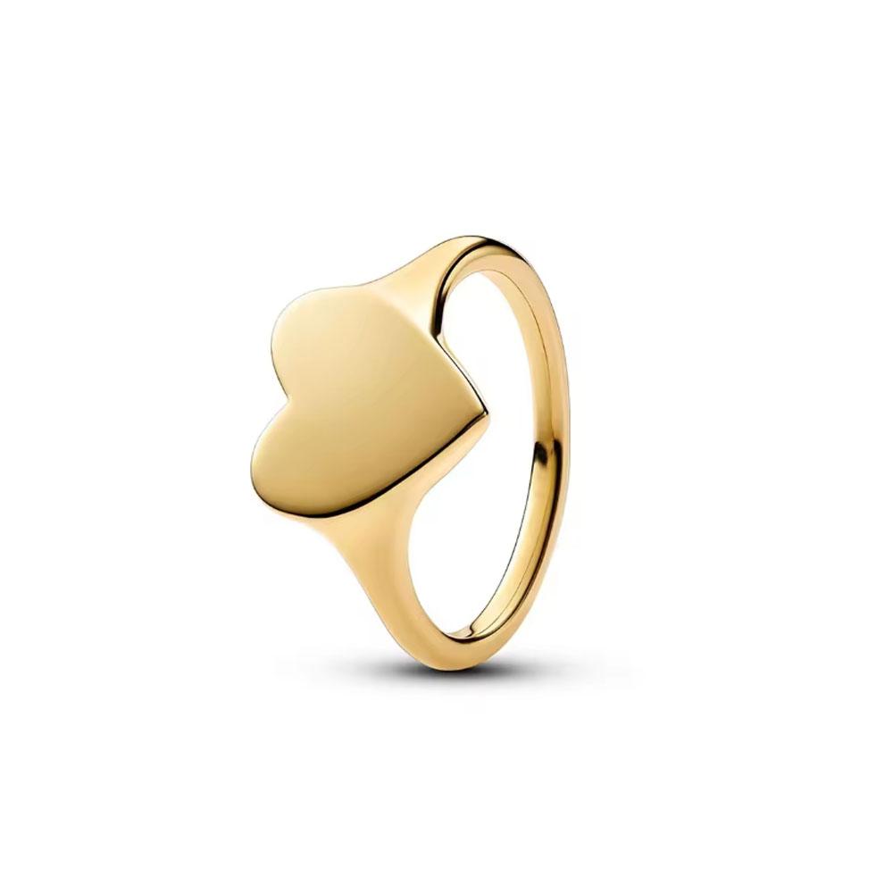 2026 New 925 Sterling Silver Ring Lover's Holiday Gift Jewelry Women Butterfly Pink Heart Golden Infinite Rings