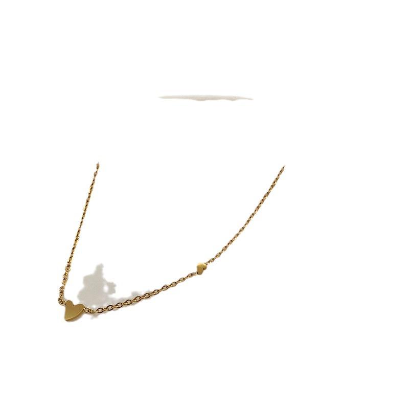 Yuxi Women's Titanium Steel Non-Fading Exquisite Clavicle Necklace  