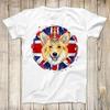 Platinum Jubilee Corgi Crown Union Jack Flag Top Tee Best Seller Birthday Gift Men Women Unisex T-Shirt 3201