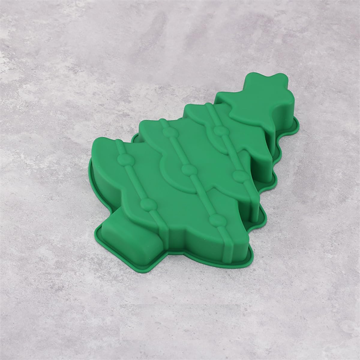 

Christmas Tree Cake Pan 3D Silicone Christmas Baking Molds Handmade Soap Moulds Biscuit Chocolate Ice Cube Tray DIY Mold