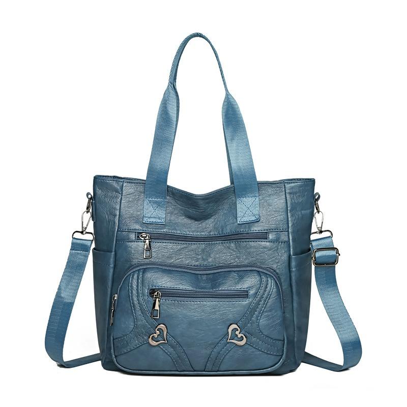 Women's new simple commuter messenger bag large-capacity portable oblique span shoulder bag