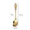 Ruhan Palace Light Luxury 304 Stainless Steel Soup Spoons