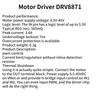 3pcs Multipurpose DRV8871 Motor Driver Module H Bridge PWM Control Convenient for Efficient Motor Management Use
