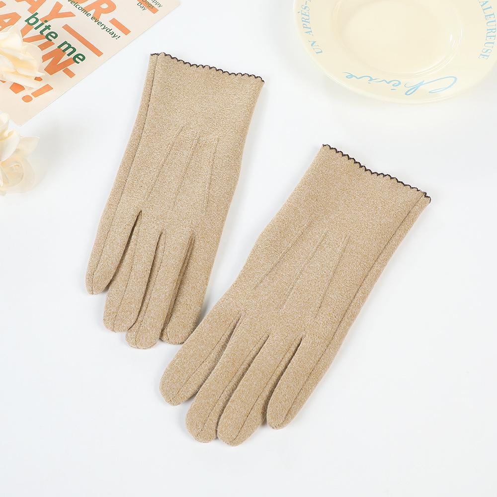 Winter Warm German Velvet Cycling & Driving Gloves – Windproof, Thick, Cold-Proof, Touchscreen Compatible for Couples