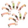 ABOOFAN 10pcs Air Filter Shell Clamp Car Air Vent Clip Spring Clip Clamp Air