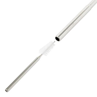 2-tier Steel Straw and Cleaning Brush Set (26019562)