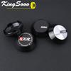 4 Stück JDM SSR Felgendeckel 60mm Clip Sportfelgen-Mittelkappe XXR 530/557 Radkappe Nabenkappe Schwarz & Silber