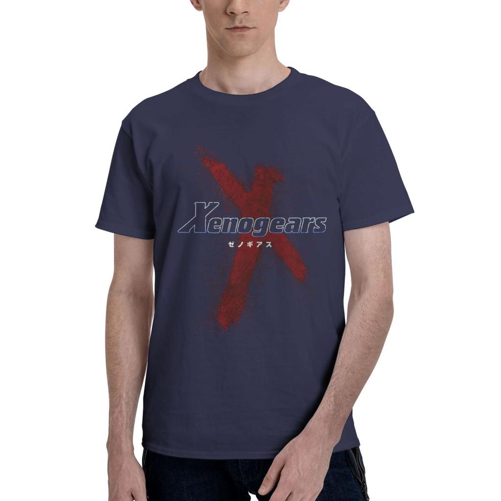 Xenogears Vintage Emblem 100 Cotton Casual Breathable Confortable Men Top Mens TShirts Men Clothes