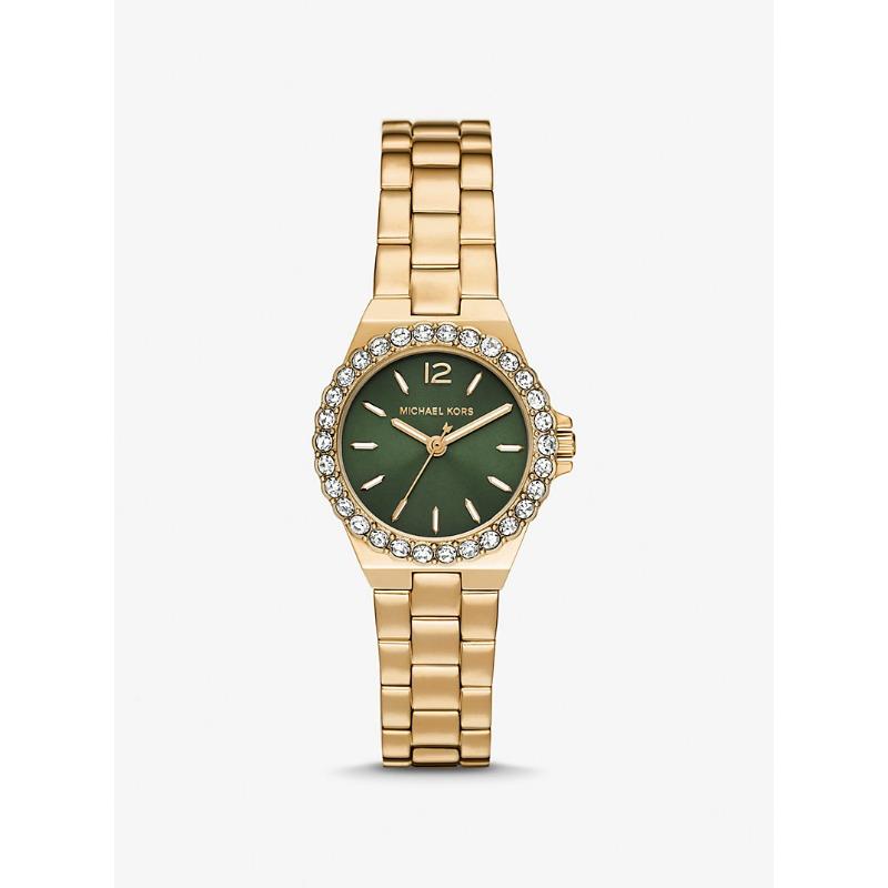 

Мини-часы Michael Kors Lennox с паве, золотистый тон, MK7395 золотой