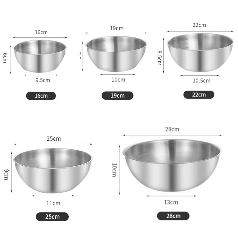 DREAM Stainless Steel Mixing Bowl Sets