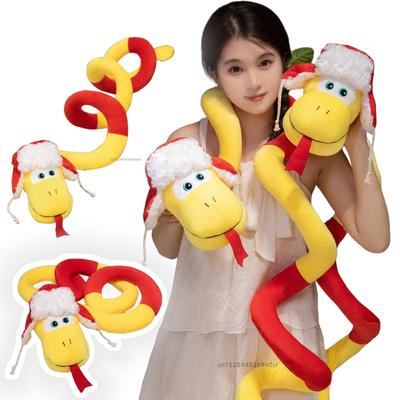 Lucky Snake Cartoon Pillow Super Soft Dolls Adorable Animals Toys Pillow Kid Christmas Halloween Gifts Home Decor for Girls