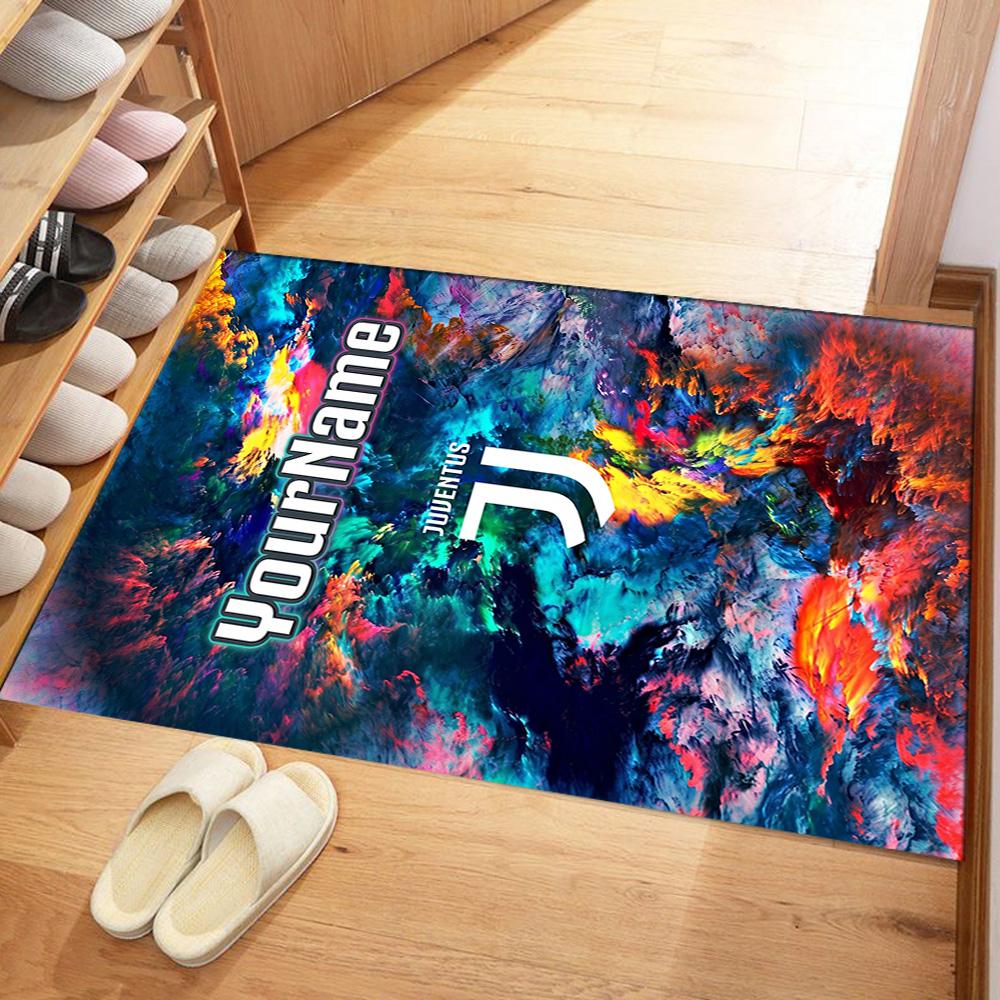 Juventus Customized Name Area Rug Suitable for Bedrooms Study room Dining Room Kitchen Antislip Carpet Anime Office Decor Spiritual Gift