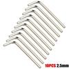 Convenient 10pcs L Type Hex Wrench Kit with Different Sizes for Any Task