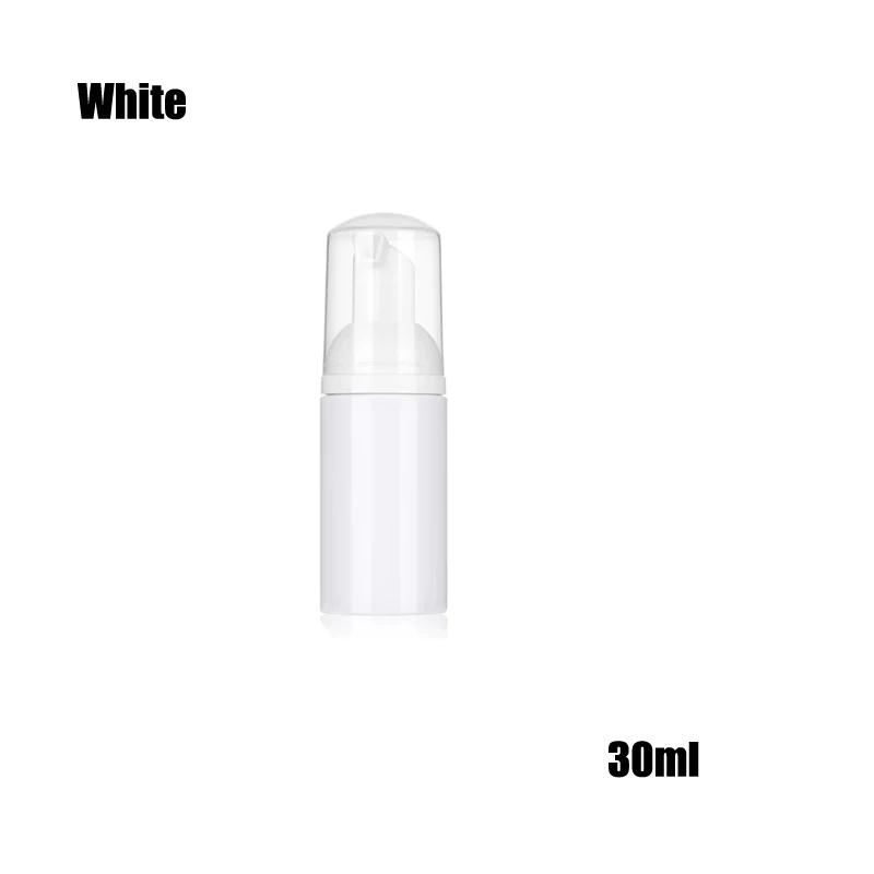 12pcs 30/50/60/100/150/200ml Plastic Transparen Foam Pump Bottle Empty Cosmetic White Soap Dispenser Foaming Bottle with Pump