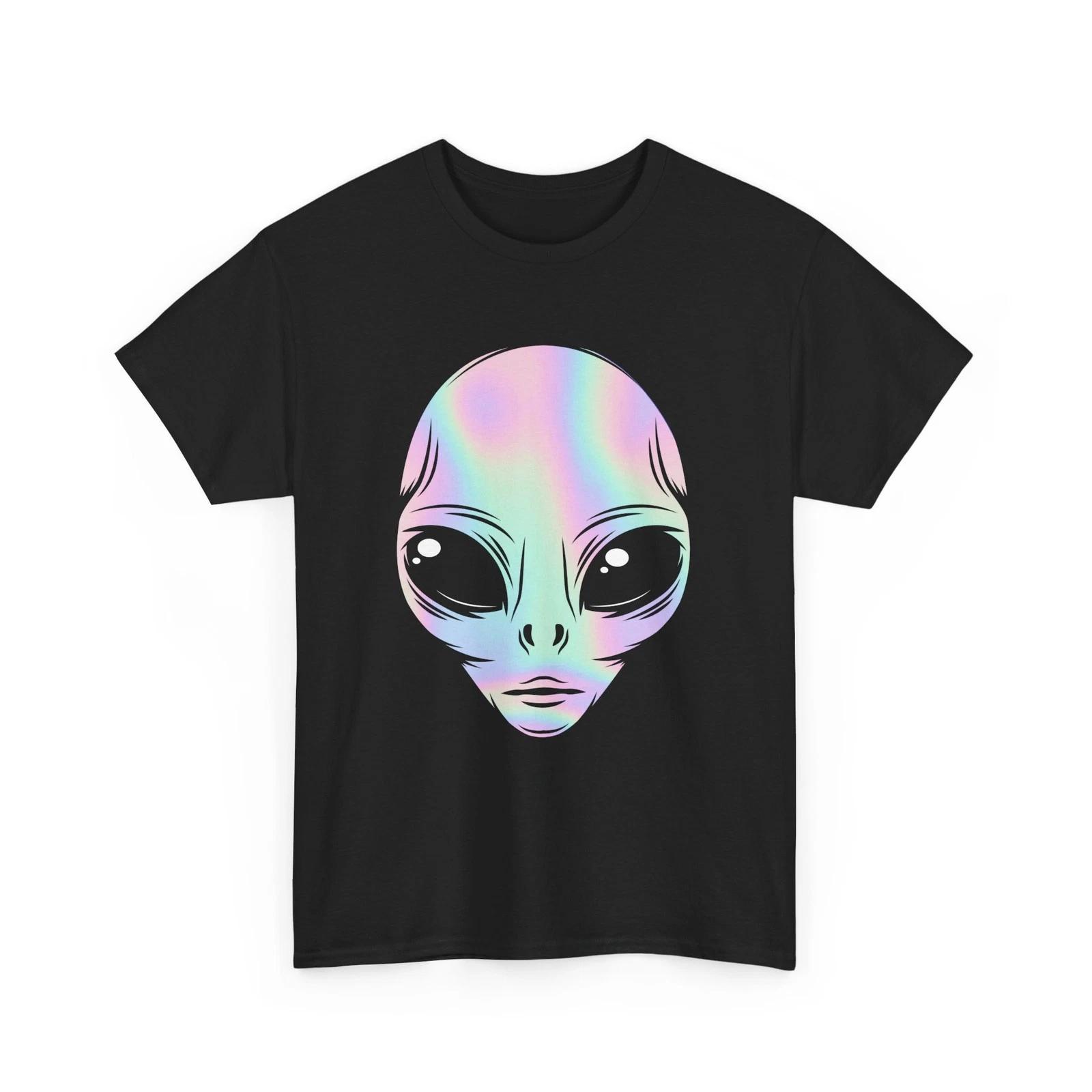 Alien Head Shirt, Space UFO Lovers Alien Believers Women Men T shirt M