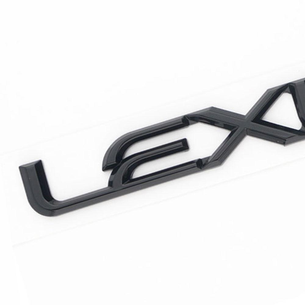 

Car Styling Decorate Accessories Lexus Logo Lettering Emblem Stem Chrome Badge Sticker For Lexus чёрный