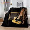 Classical Guitar Electric Guitar Soft Plush Blanket,Flannel Blanket Throw Blanket for Living Room Bedroom Bed Sofa Picnic Cover
