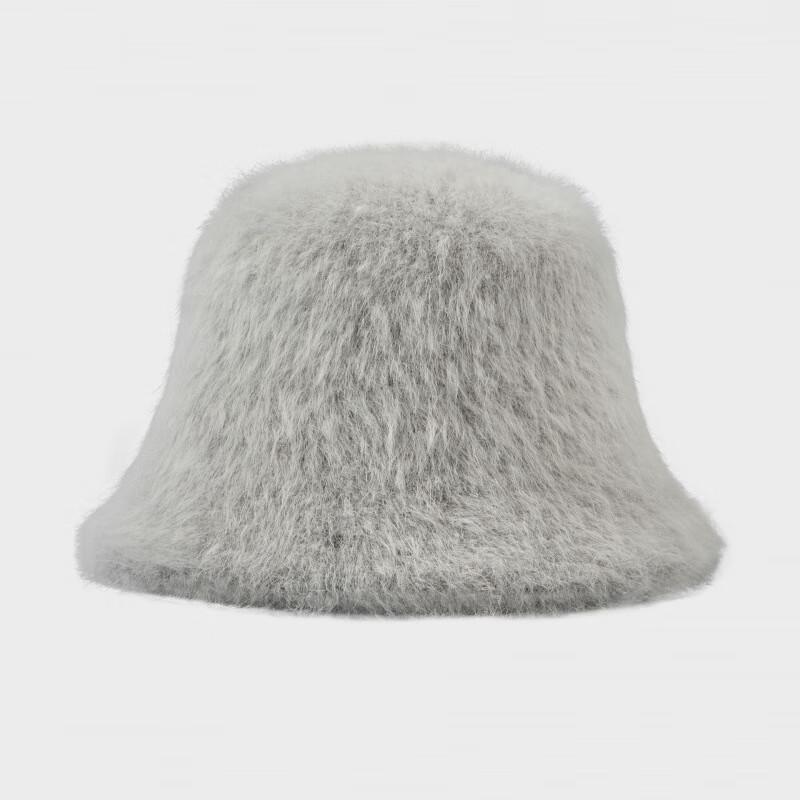 Xunjing Women s Real Rabbit Fur Warm Bucket Hat