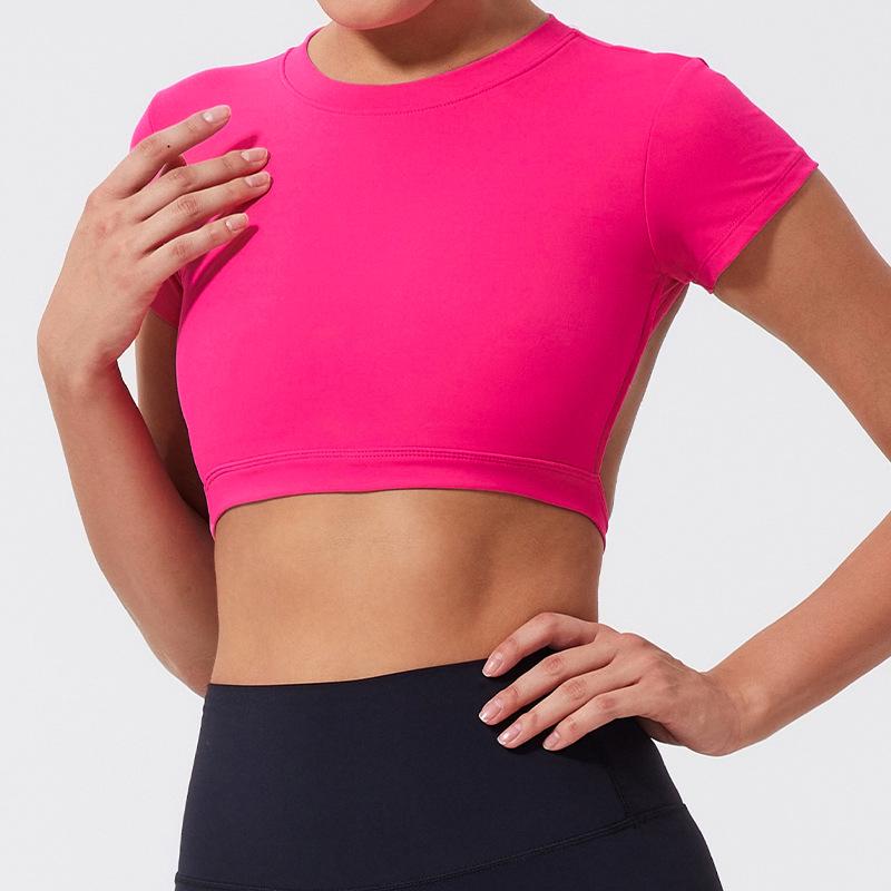 Jinxi Stoßfeste Yoga-Weste: Schnelltrocknend, Atmungsaktiv, Geraffter Rücken, Enganliegender Sport-BH