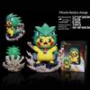 Pokemon Pikachu Cosplay Tyranitar Figure 13CM Resin Collectible Model Desktop Decoration For Anime Fans Pokemon Collectors