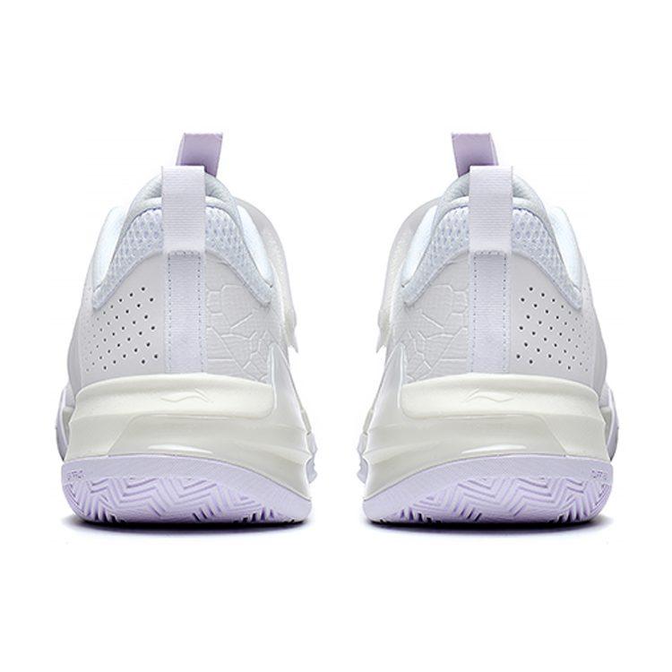 Li Ning Liren3 TEAM Abrasion Resistant Breathable Low Top Professional Basketball Shoes Men's Standard White ABAS095-3