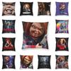Chucky Doll Child's Play TV Series Horror Cushion Cover Two Side Printing Throw Pillow Case for Sofa Pillowcase Home Decoration