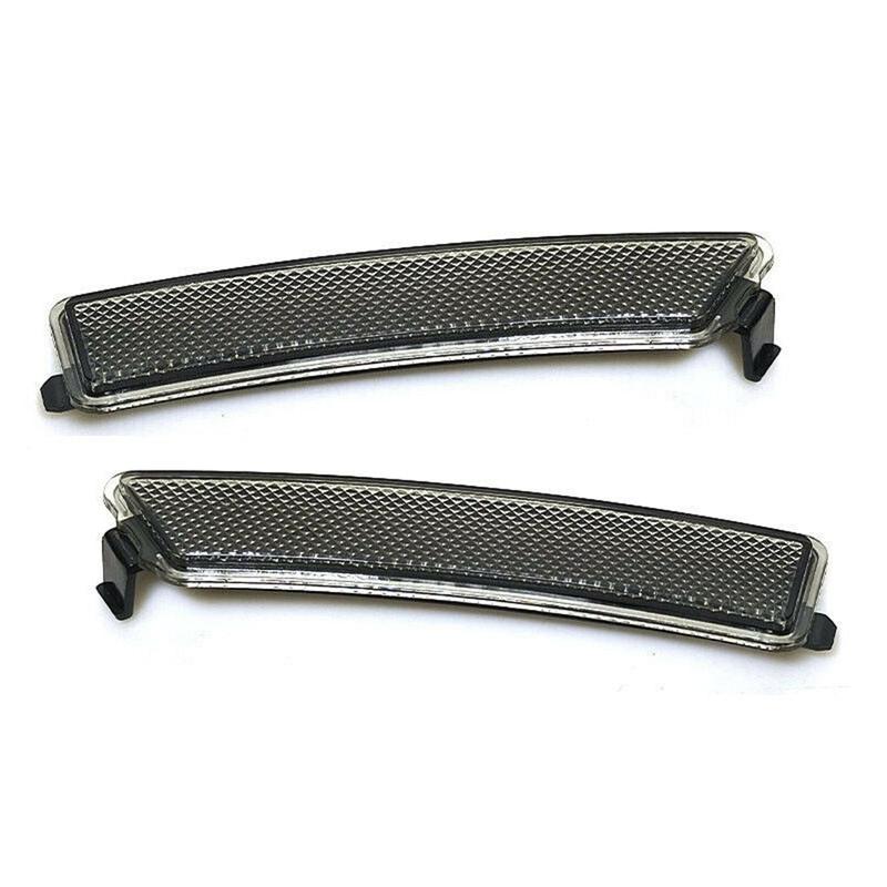 2Pcs Car Smoked Black Front Bumper Reflector Side Marker Lights for Lincoln MKZ 2013-2016
