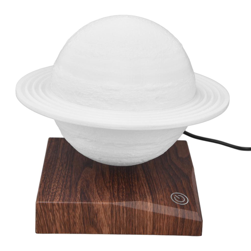 3D Printing Magnetic Levitation Floating LED Saturn Lamp Night Light with 3 Color Modes