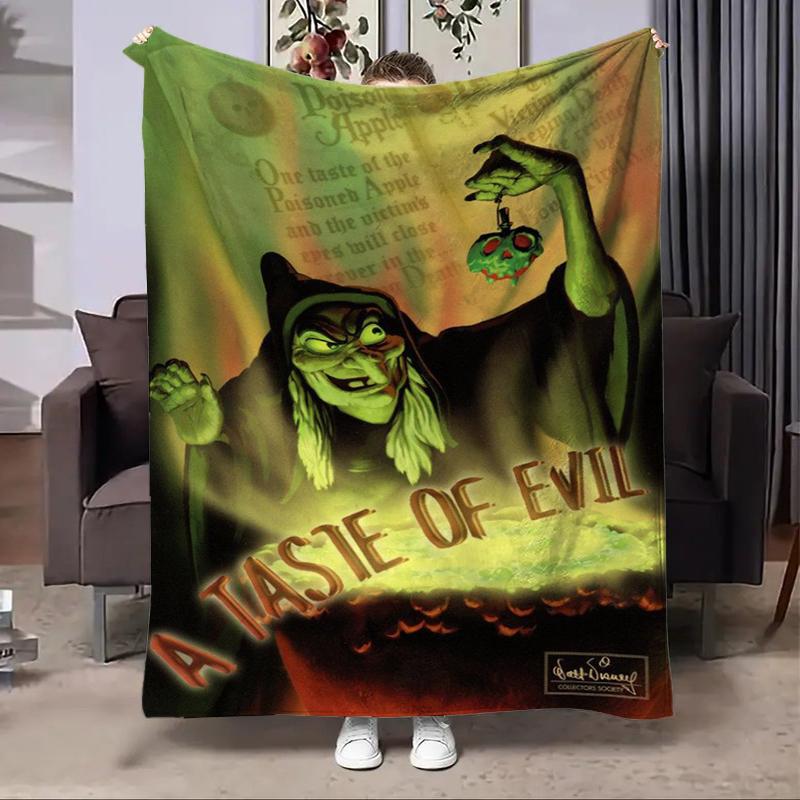Disney Classici Cattivi Estate Inverno Bambini Adulti Coperta in Flanella Morbida Peluche per Bambini per Camera da Letto Viaggio Ufficio Divano Coperta