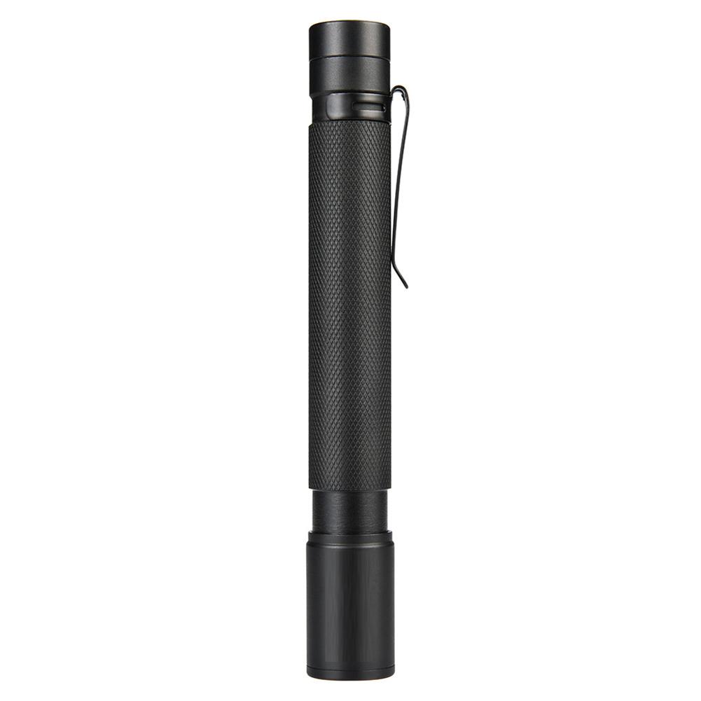 Mini Small Torch, Aluminum Alloy Telescopic Zoom Flashlight, 3 Lighting Modes Battery Torch, Clip On Pocket Size Torch For Power Cuts, Emergency