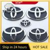 Toyota 2026 Neue Radkappen Toyota Aufkleber-Emblem Corolla Camry Levin Asia Dragon RAV4 Highlander Frontemblem R Autoaufkleber