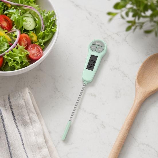 Food Thermometer, Instant Read Digital Cooking Thermometer, Accurate Temperature Measurement, for Grilling Baking Candy Frying