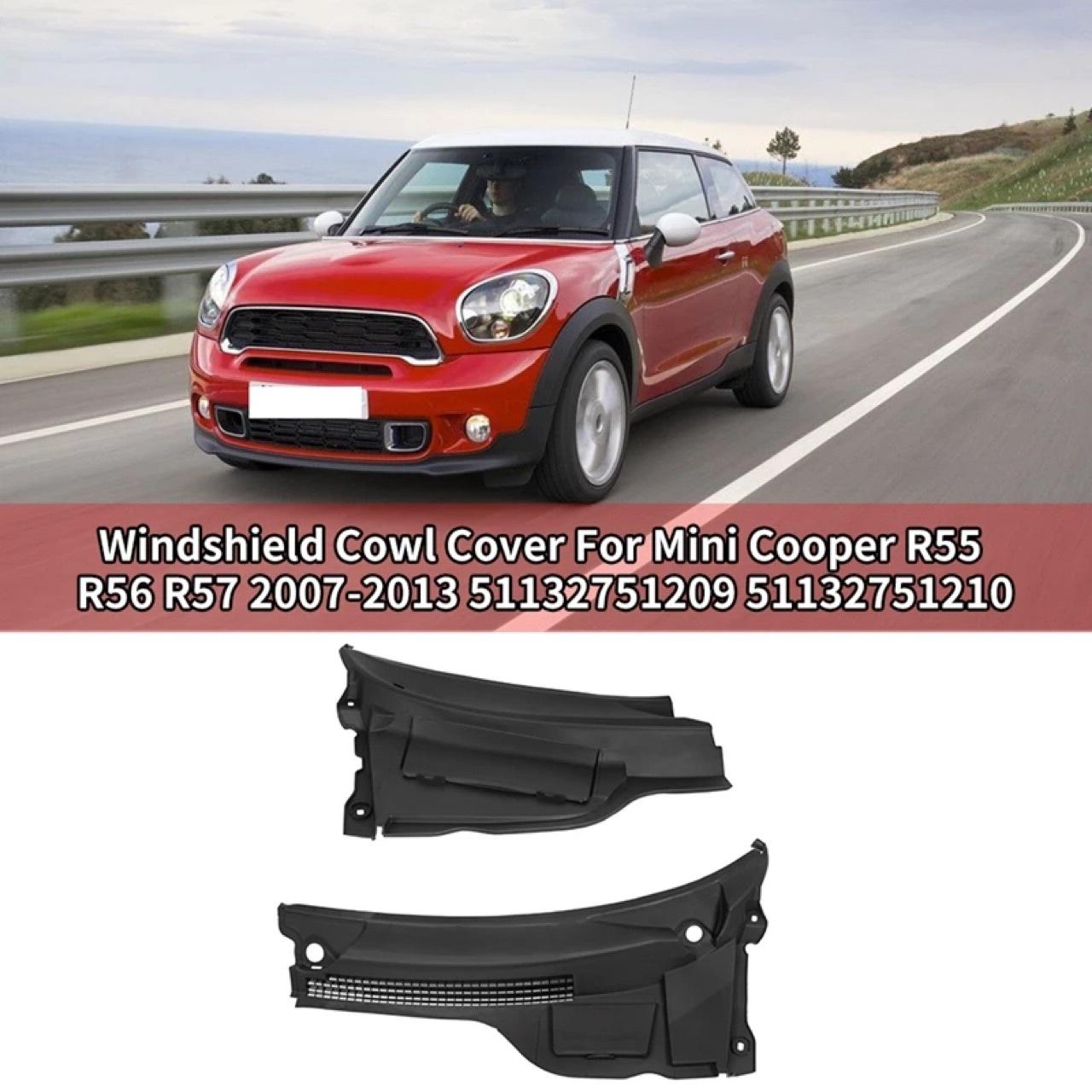 

Mini R55/R56/R57 Wiper Vent Grille Pair (Left & Right) - Part Numbers 51132751209, 51132751210 Right