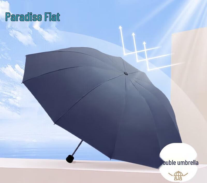 

Reinforced 10-Rib Folding UV Protection Umbrella