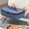 Portable Insulated Lunch Box Bag Large Capacity Flat Tote Bag Food Delivery Cooler Bag For Working Hiking