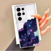 Phone Cover Case for Samsung Galaxy Note 20 Ultra 10 S23 Ultra S22 FE S26 S21 S24 S20 Plus S25 Edge Black Cat Starry Night